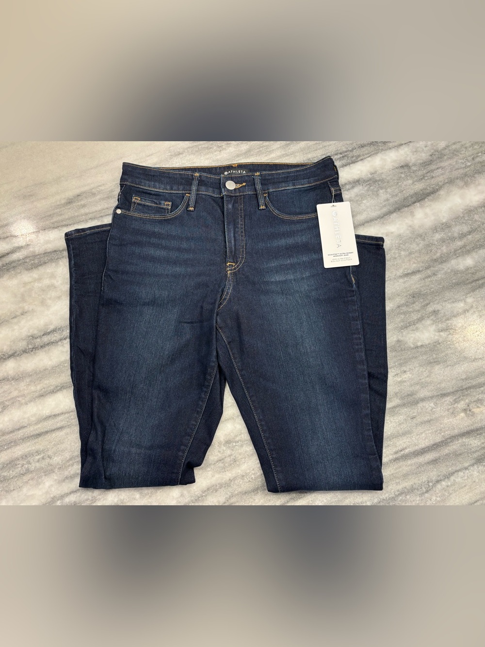 NWT Athleta SCULPTEK™ ULTRA SKINNY
MIDNIGHT JEAN - Picture 3 of 11